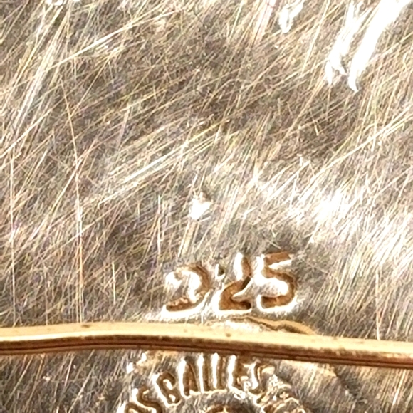 🔻REDUCED❣Los Ballesteros Vintage Silver Abalone Clover Brooch Hand Crafted Rare - Picture 8 of 11